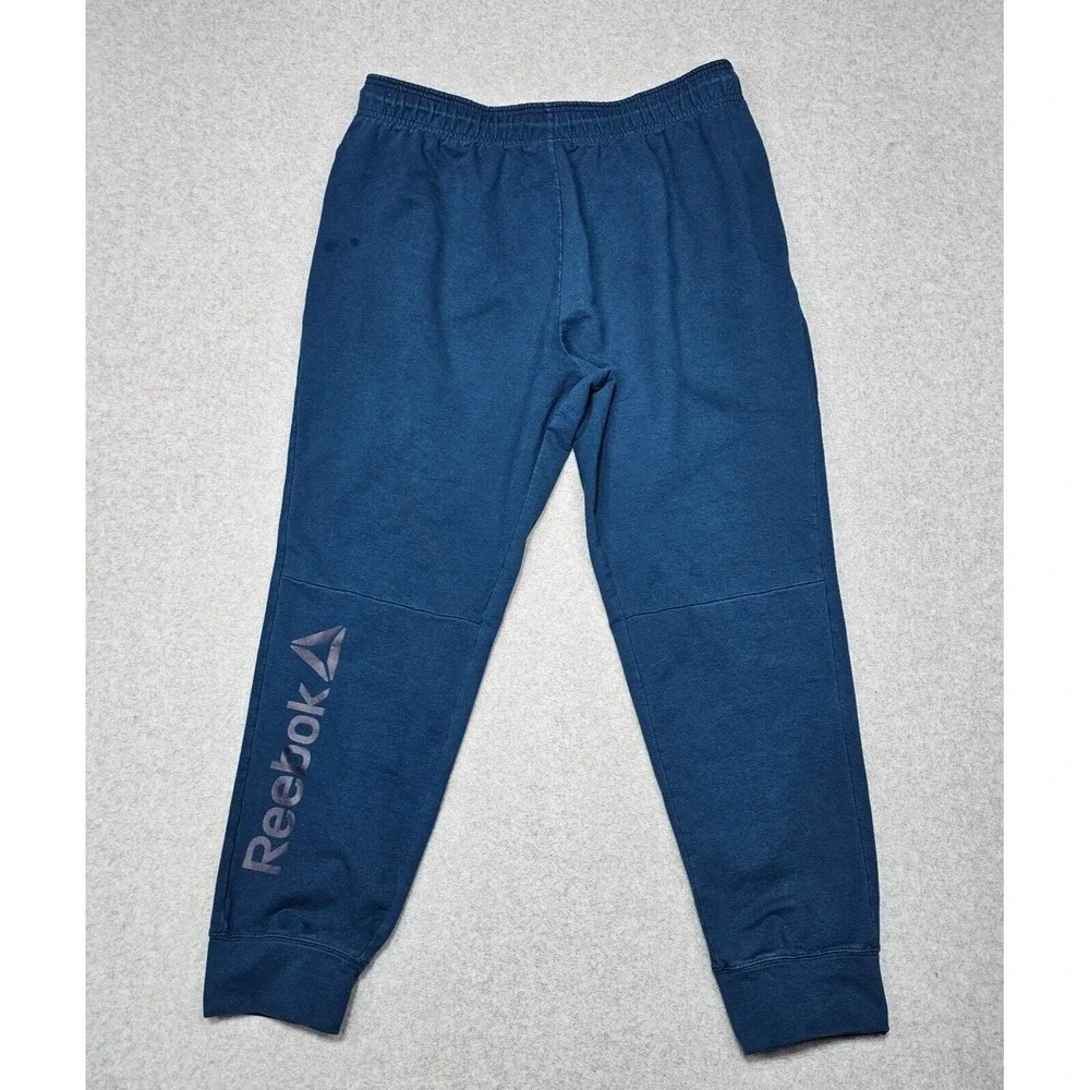 Reebok Mens XL Athletic Sweatpants Activewear Joggers Drawstring Gym Workout